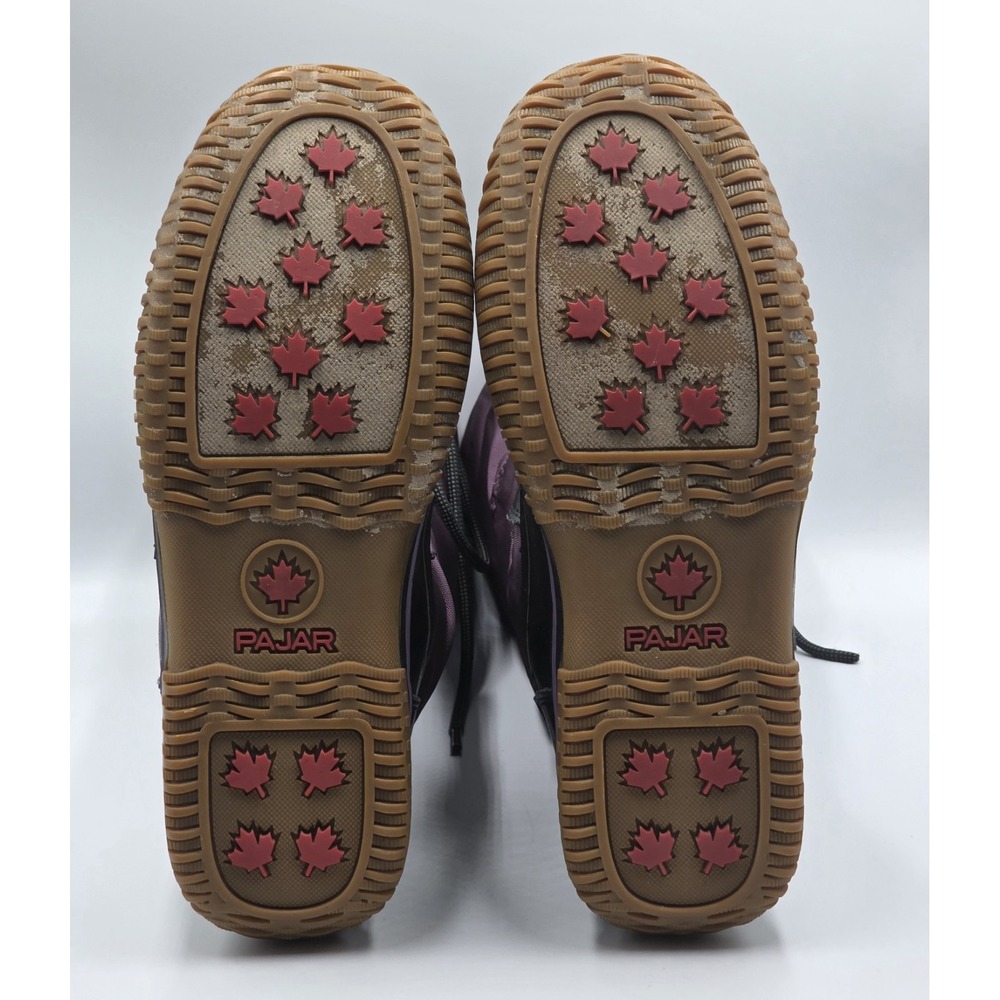 PAJAR Canada Grip Tall Snow Winter Boots Green Purple Womens Size 10 US 41 EU - Picture 11 of 11